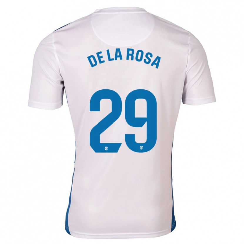 Danxen Män Raúl De La Rosa #29 Vit Blå Hemmatröja Matchtröjor 2025/26 Tröjor T-Tröja