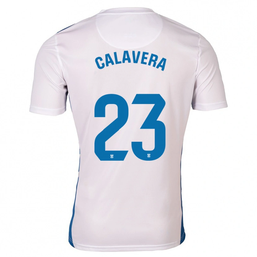 Danxen Män Josep Calavera #23 Vit Blå Hemmatröja Matchtröjor 2025/26 Tröjor T-Tröja