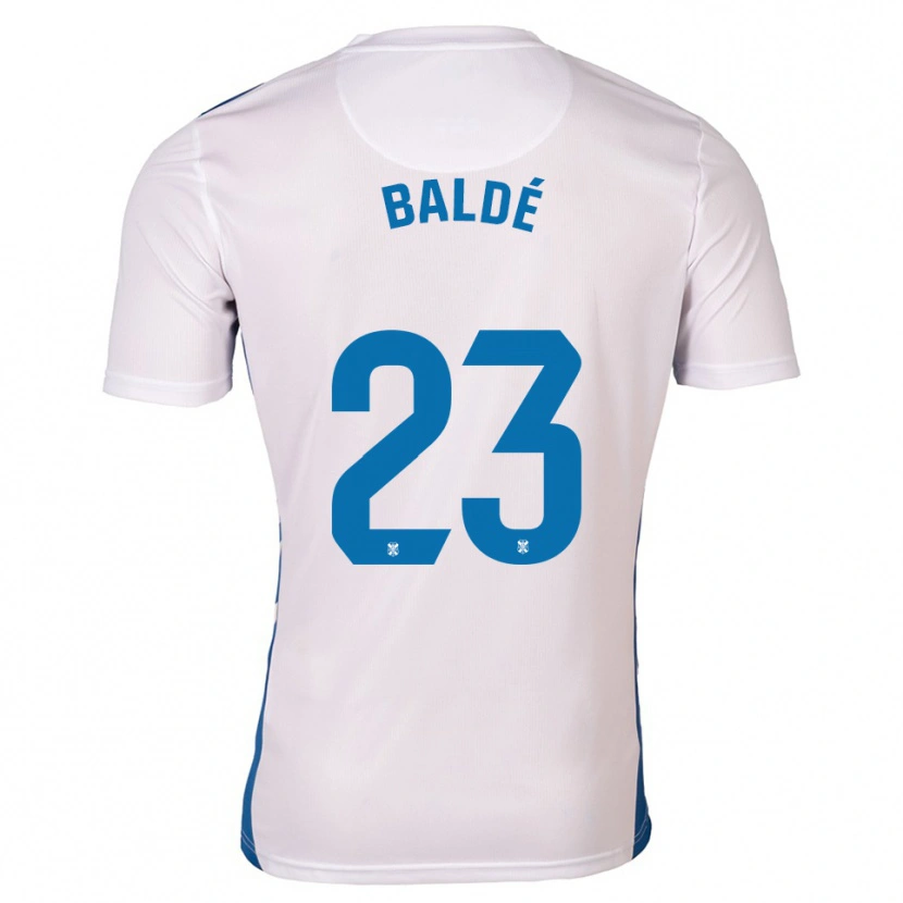 Danxen Män Ibrahim Baldé #23 Vit Blå Hemmatröja Matchtröjor 2025/26 Tröjor T-Tröja