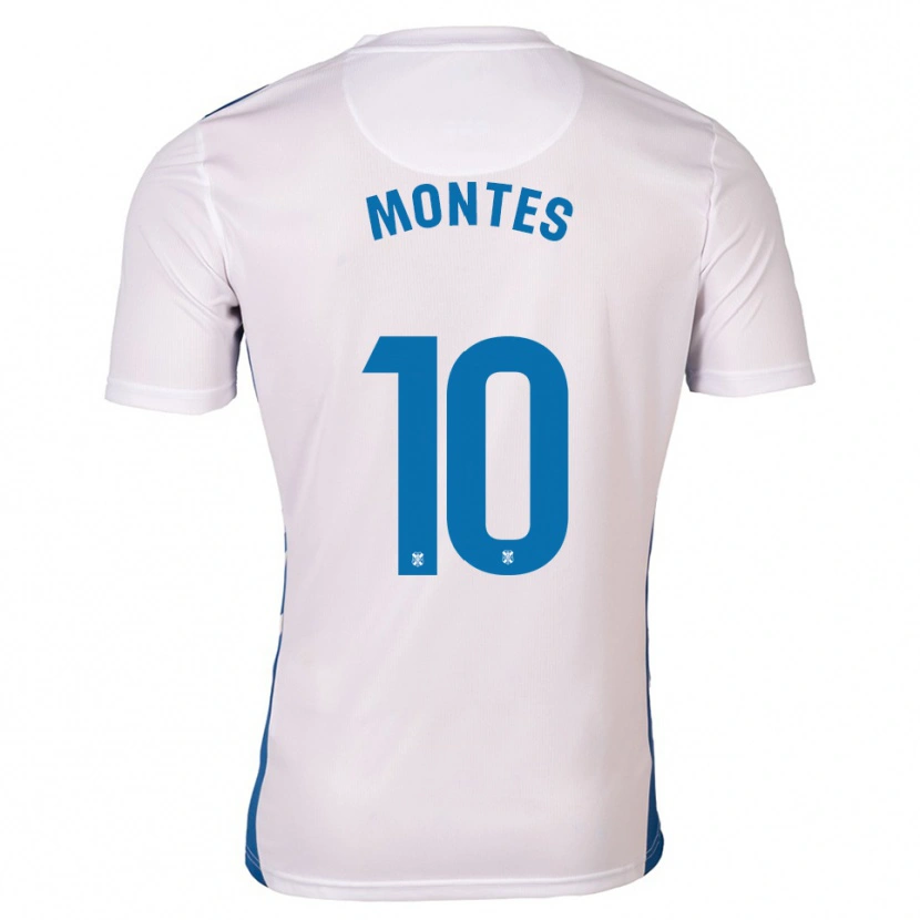 Danxen Män Cris Montes #10 Vit Blå Hemmatröja Matchtröjor 2025/26 Tröjor T-Tröja