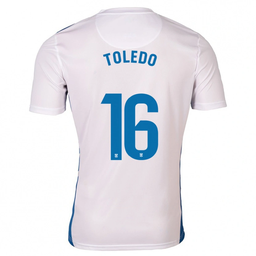 Danxen Män Adrián Toledo #16 Vit Blå Hemmatröja Matchtröjor 2025/26 Tröjor T-Tröja
