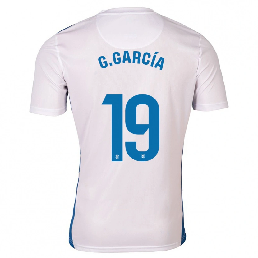 Danxen Män Giovani García #19 Vit Blå Hemmatröja Matchtröjor 2025/26 Tröjor T-Tröja
