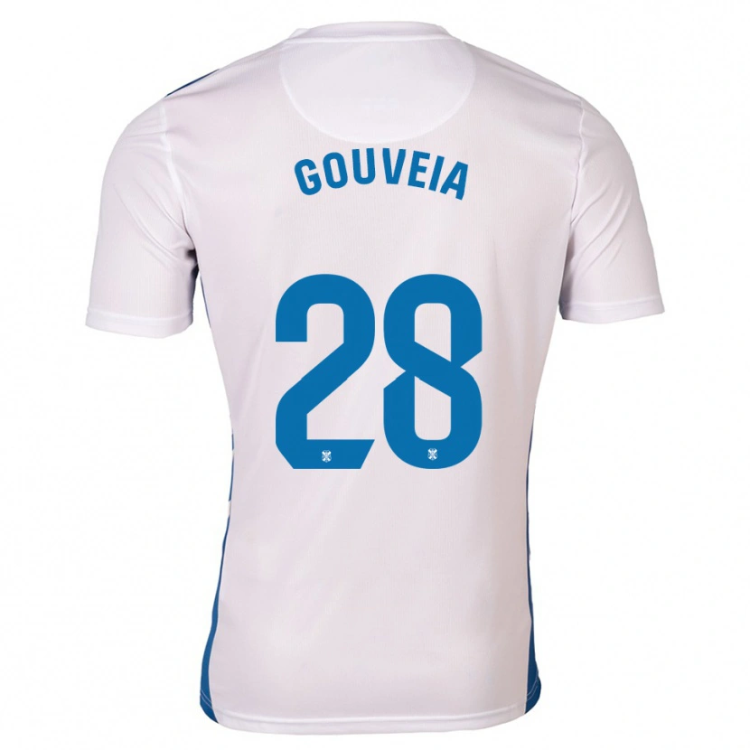 Danxen Män Diego Gouveia #28 Vit Blå Hemmatröja Matchtröjor 2025/26 Tröjor T-Tröja