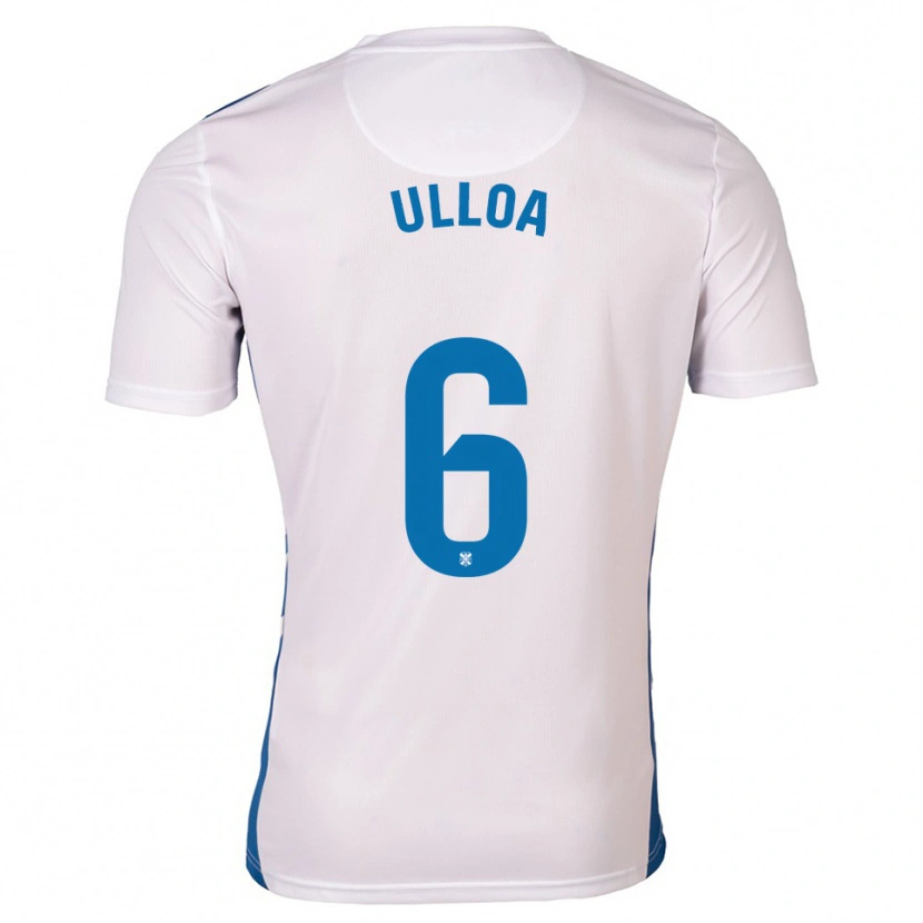Danxen Män Alberto Ulloa #6 Vit Blå Hemmatröja Matchtröjor 2025/26 Tröjor T-Tröja