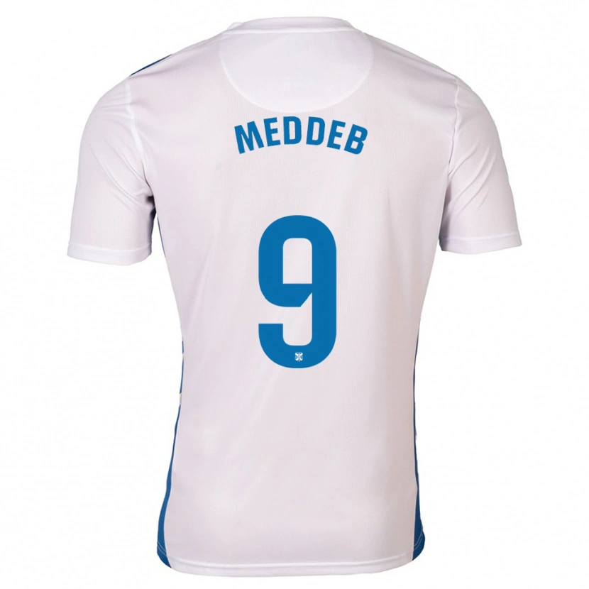 Danxen Män Walid Meddeb #9 Vit Blå Hemmatröja Matchtröjor 2025/26 Tröjor T-Tröja