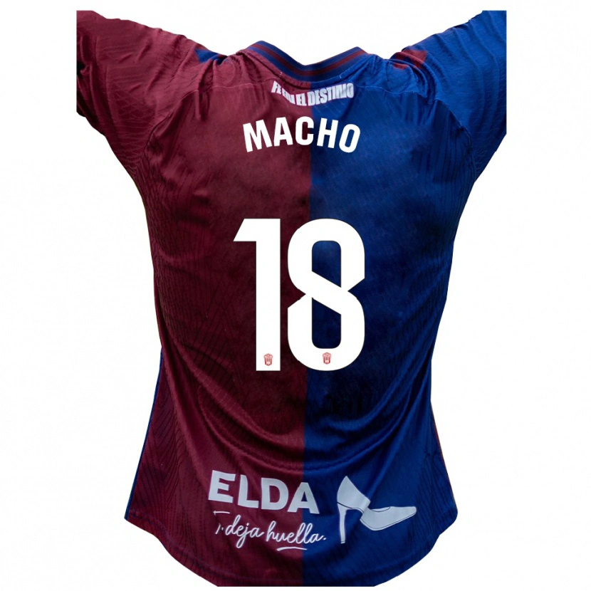 Danxen Män Guillermo Macho #18 Blå Röd Hemmatröja Matchtröjor 2025/26 Tröjor T-Tröja