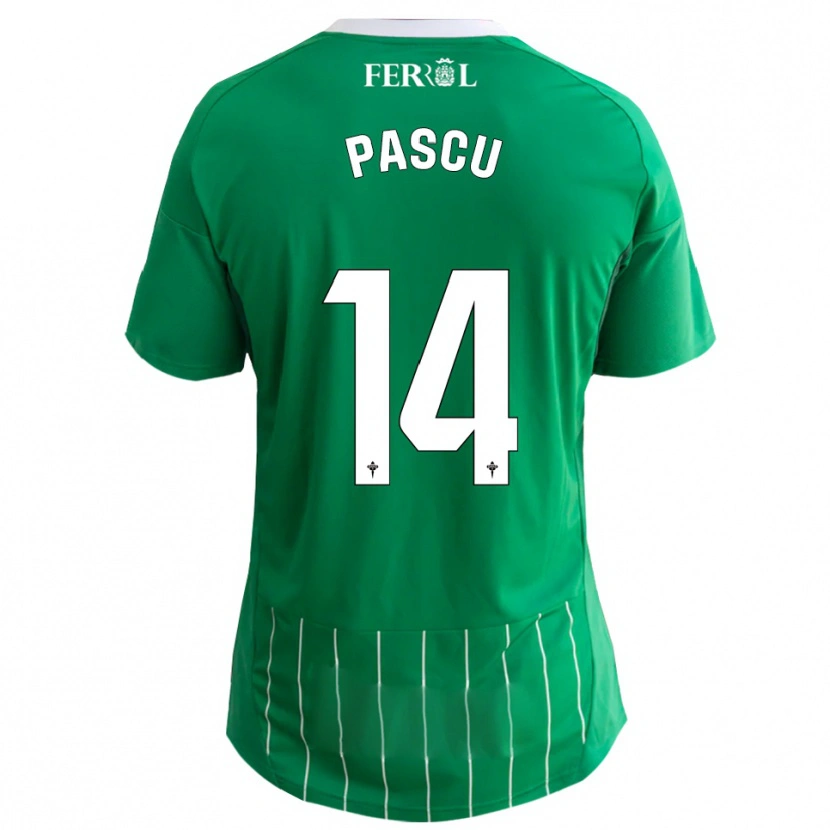 Danxen Män Pascu #14 Grön Vit Hemmatröja Matchtröjor 2025/26 Tröjor T-Tröja