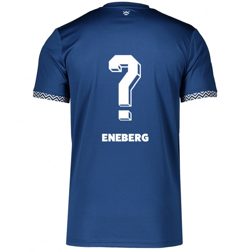 Danxen Män Milan Eneberg #0 Marinblå Vit Hemmatröja Matchtröjor 2025/26 Tröjor T-Tröja