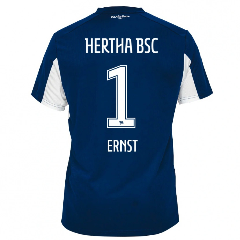 Danxen Män Tjark Ernst #1 Vit Blå Hemmatröja Matchtröjor 2025/26 Tröjor T-Tröja