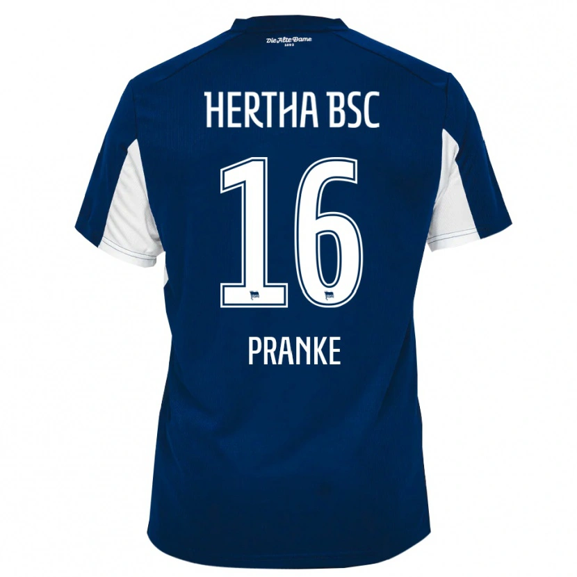 Danxen Män Mare Pranke #16 Vit Blå Hemmatröja Matchtröjor 2025/26 Tröjor T-Tröja