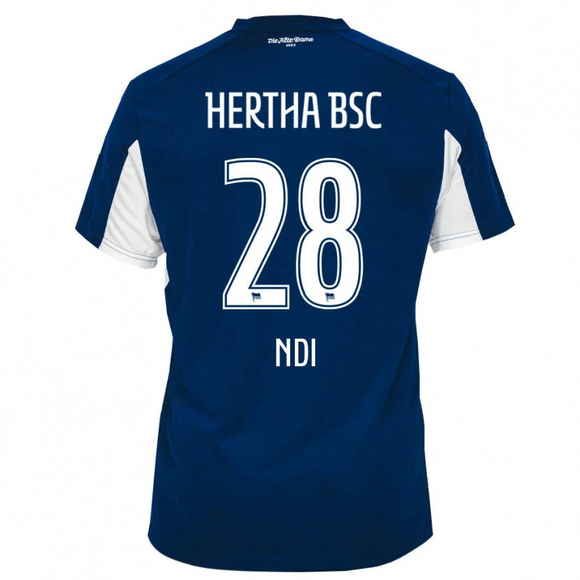 Danxen Män Jelani Ndi #28 Vit Blå Hemmatröja Matchtröjor 2025/26 Tröjor T-Tröja