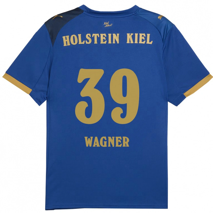 Danxen Män Robert Wagner #39 Blå Guld Hemmatröja Matchtröjor 2025/26 Tröjor T-Tröja
