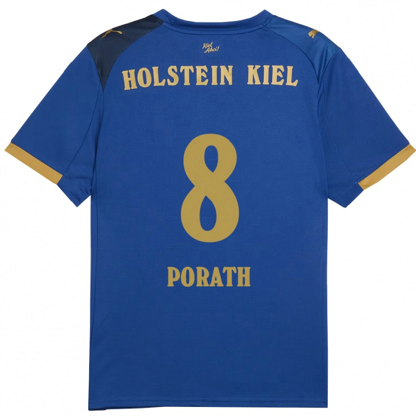 Danxen Män Finn Porath #8 Blå Guld Hemmatröja Matchtröjor 2025/26 Tröjor T-Tröja