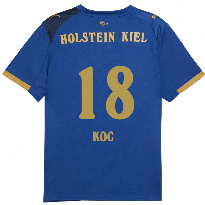 Danxen Män Cengizhan Koc #18 Blå Guld Hemmatröja Matchtröjor 2025/26 Tröjor T-Tröja