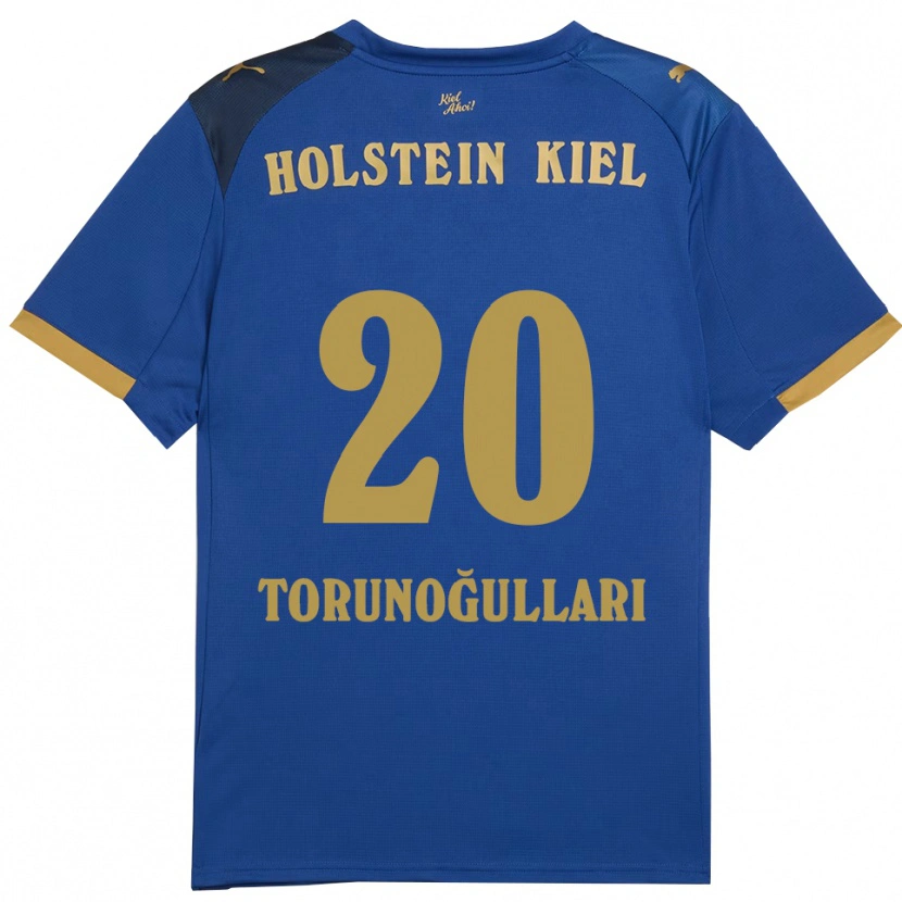 Danxen Män Emin Torunoğulları #20 Blå Guld Hemmatröja Matchtröjor 2025/26 Tröjor T-Tröja