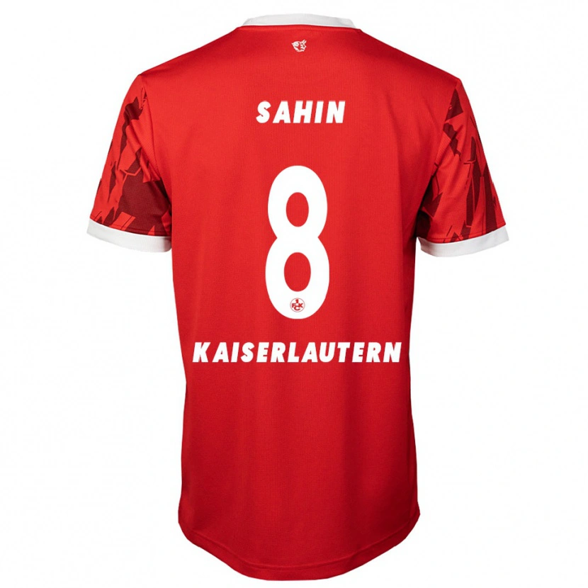 Danxen Män Semih Sahin #8 Röd Vit Hemmatröja Matchtröjor 2025/26 Tröjor T-Tröja