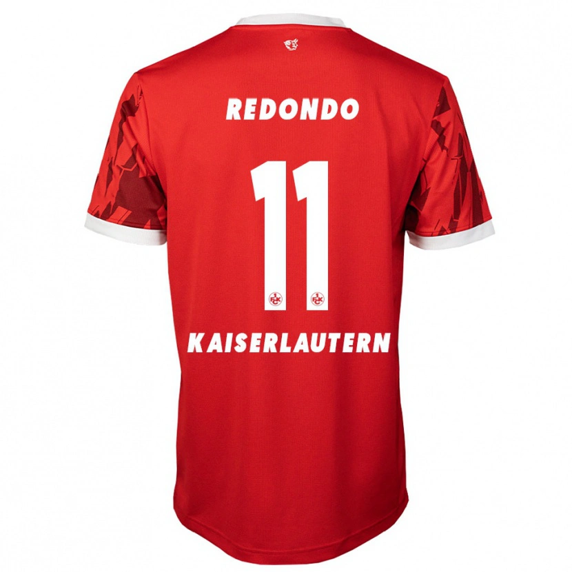 Danxen Män Kenny-Prince Redondo #11 Röd Vit Hemmatröja Matchtröjor 2025/26 Tröjor T-Tröja