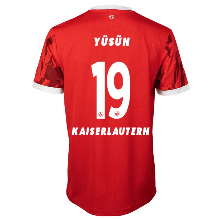 Danxen Män Marvin Yüsün #19 Röd Vit Hemmatröja Matchtröjor 2025/26 Tröjor T-Tröja