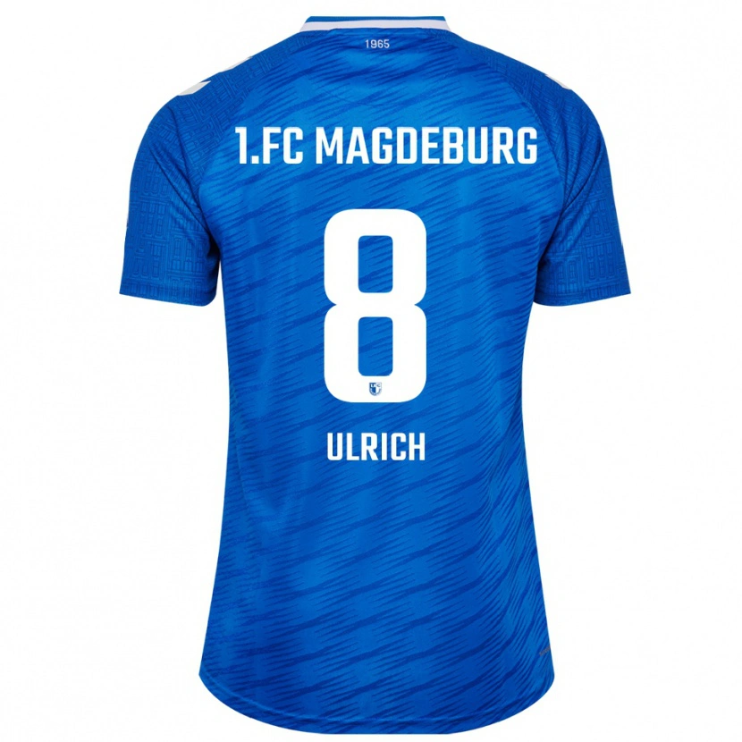 Danxen Män Laurin Ulrich #8 Blå Vit Hemmatröja Matchtröjor 2025/26 Tröjor T-Tröja