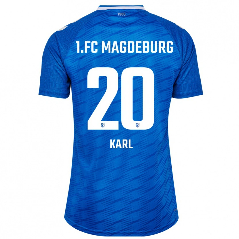 Danxen Män Emma Karl #20 Blå Vit Hemmatröja Matchtröjor 2025/26 Tröjor T-Tröja