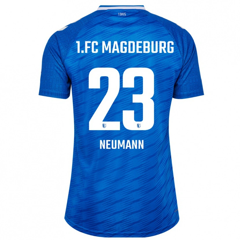Danxen Män Annika Neumann #23 Blå Vit Hemmatröja Matchtröjor 2025/26 Tröjor T-Tröja