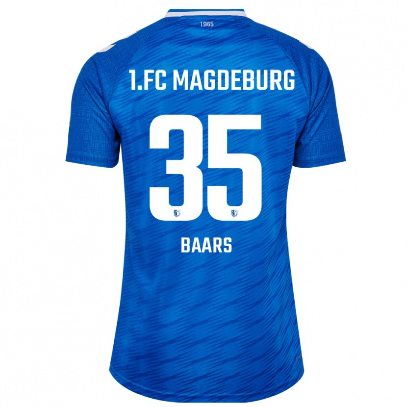 Danxen Män Magnus Baars #35 Blå Vit Hemmatröja Matchtröjor 2025/26 Tröjor T-Tröja
