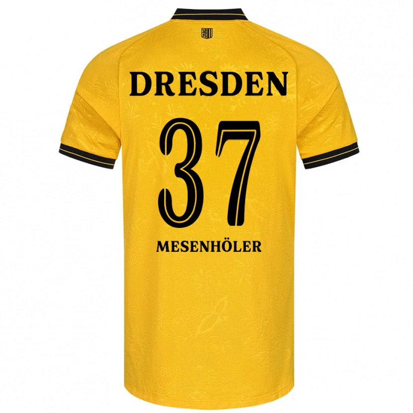 Danxen Män Daniel Mesenhöler #37 Gul Svart Hemmatröja Matchtröjor 2025/26 Tröjor T-Tröja