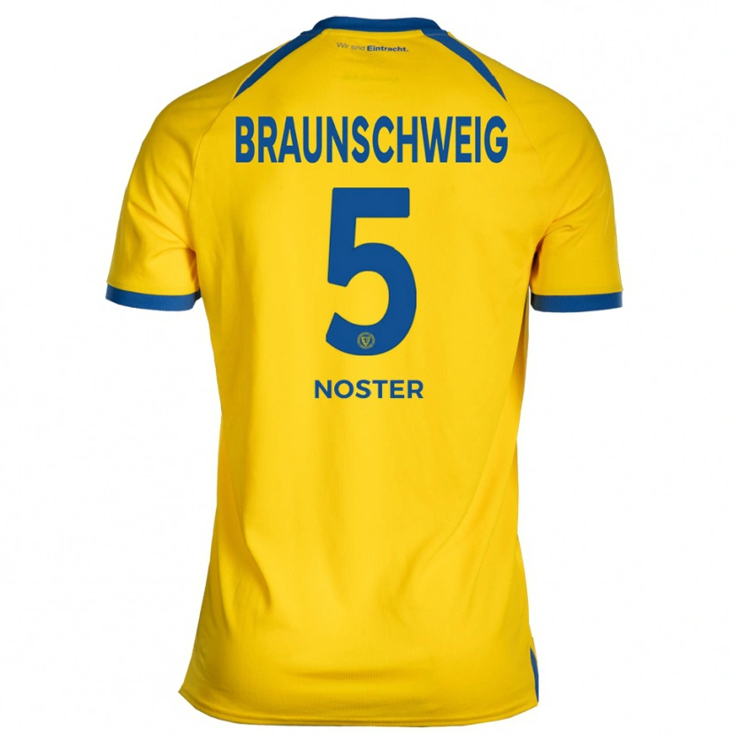 Danxen Män Lasse Noster #5 Gul Blå Hemmatröja Matchtröjor 2025/26 Tröjor T-Tröja