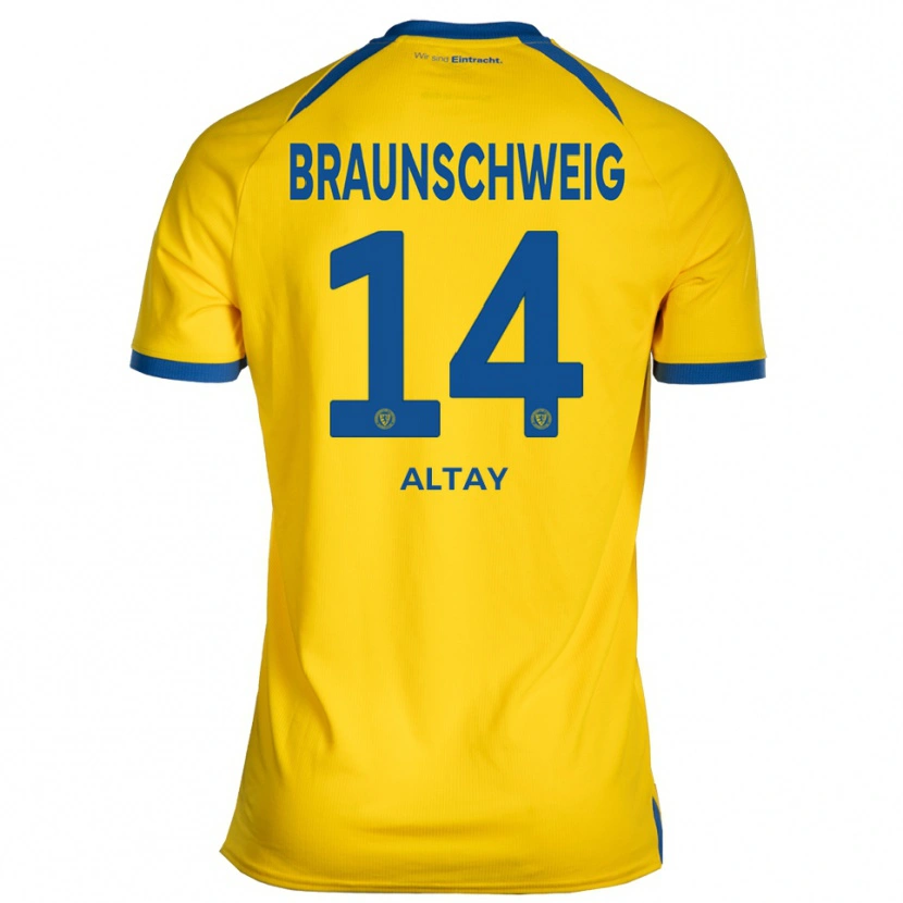 Danxen Män Ali Altay #14 Gul Blå Hemmatröja Matchtröjor 2025/26 Tröjor T-Tröja