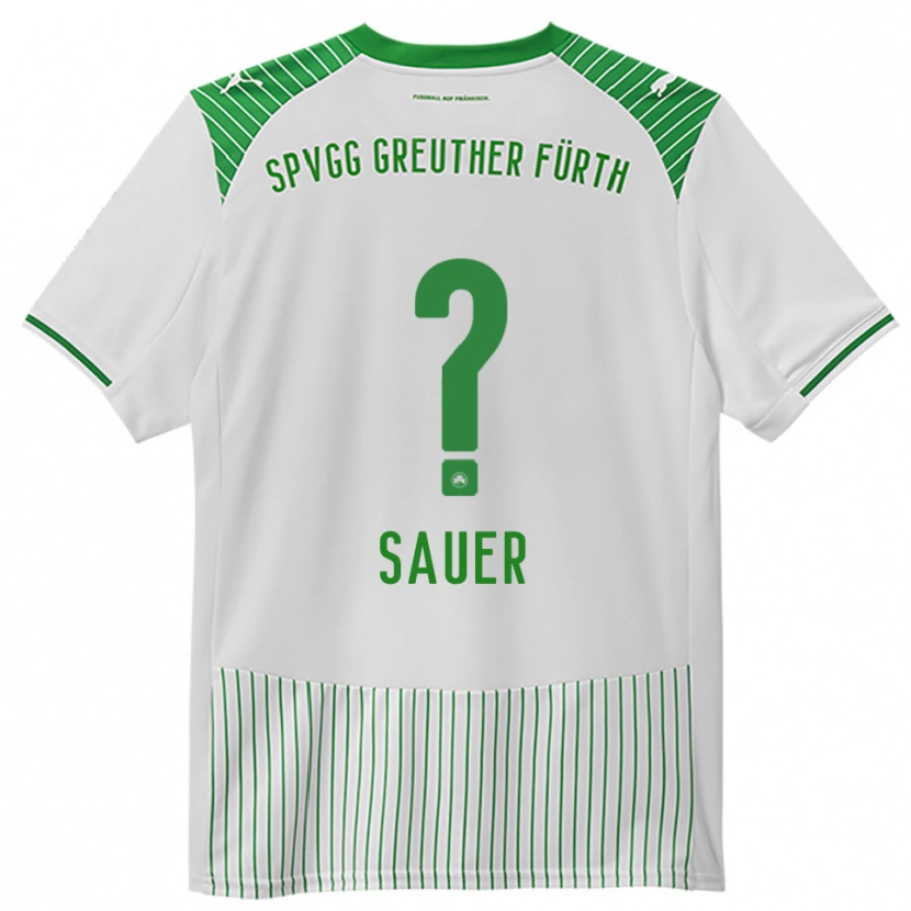 Danxen Män Hanna Sauer #0 Vit Grön Hemmatröja Matchtröjor 2025/26 Tröjor T-Tröja