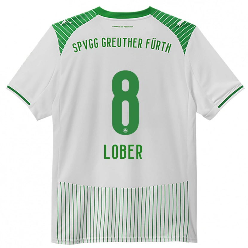 Danxen Män Jannik Lober #8 Vit Grön Hemmatröja Matchtröjor 2025/26 Tröjor T-Tröja