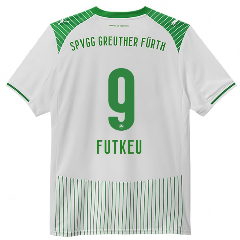 Danxen Män Noel Futkeu #9 Vit Grön Hemmatröja Matchtröjor 2025/26 Tröjor T-Tröja