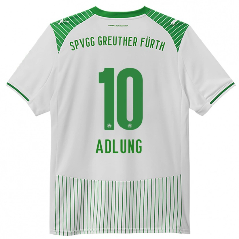 Danxen Män Daniel Adlung #10 Vit Grön Hemmatröja Matchtröjor 2025/26 Tröjor T-Tröja