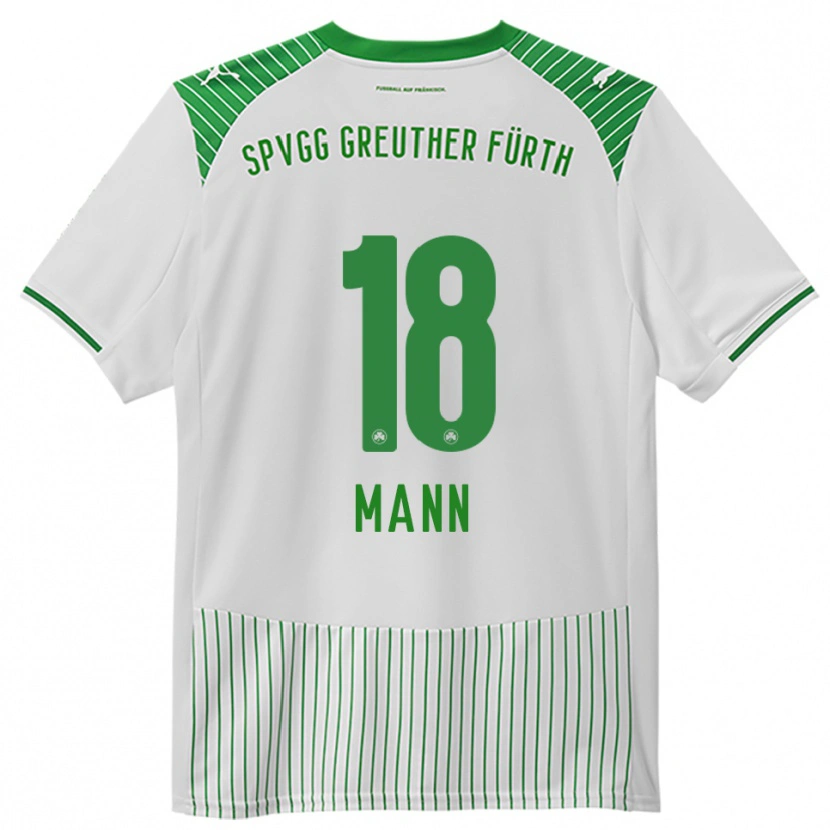 Danxen Män Silas Mann #18 Vit Grön Hemmatröja Matchtröjor 2025/26 Tröjor T-Tröja