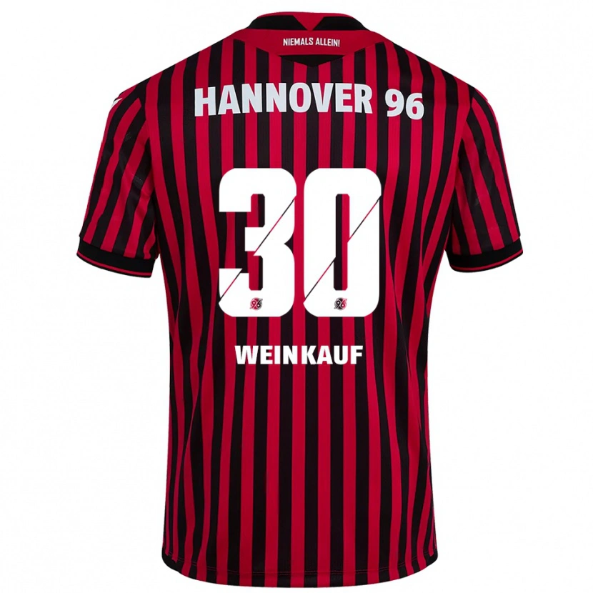 Danxen Män Leo Weinkauf #30 Röd Svart Hemmatröja Matchtröjor 2025/26 Tröjor T-Tröja