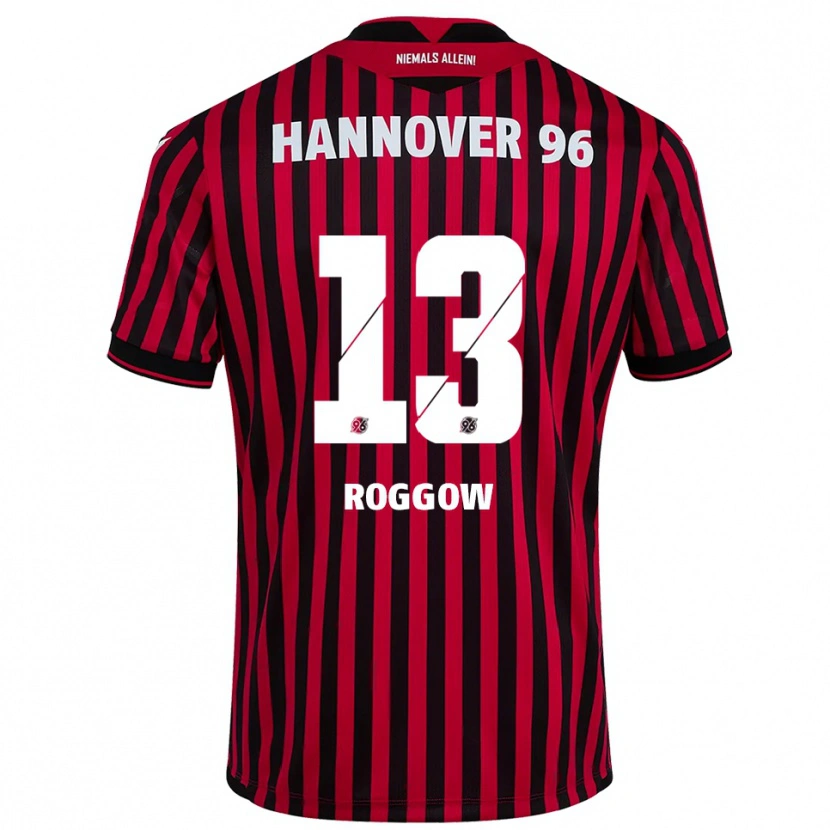 Danxen Män Franz Roggow #13 Röd Svart Hemmatröja Matchtröjor 2025/26 Tröjor T-Tröja
