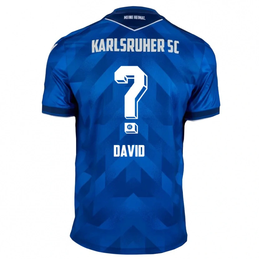 Danxen Män Christin David #0 Blå Vit Hemmatröja Matchtröjor 2025/26 Tröjor T-Tröja