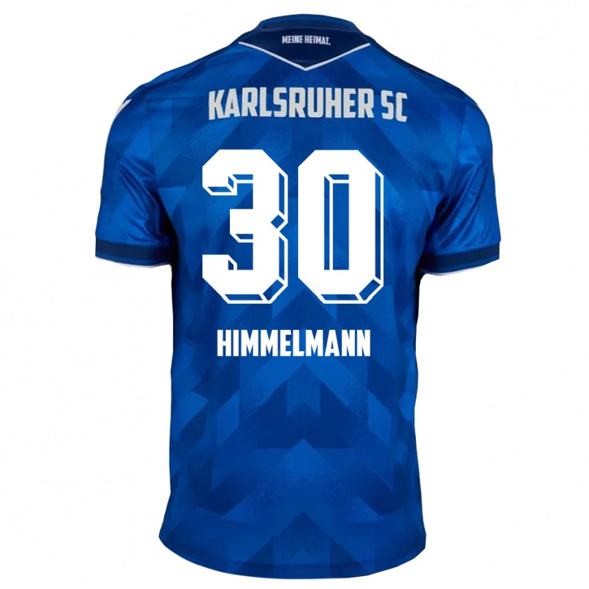 Danxen Män Robin Himmelmann #30 Blå Vit Hemmatröja Matchtröjor 2025/26 Tröjor T-Tröja