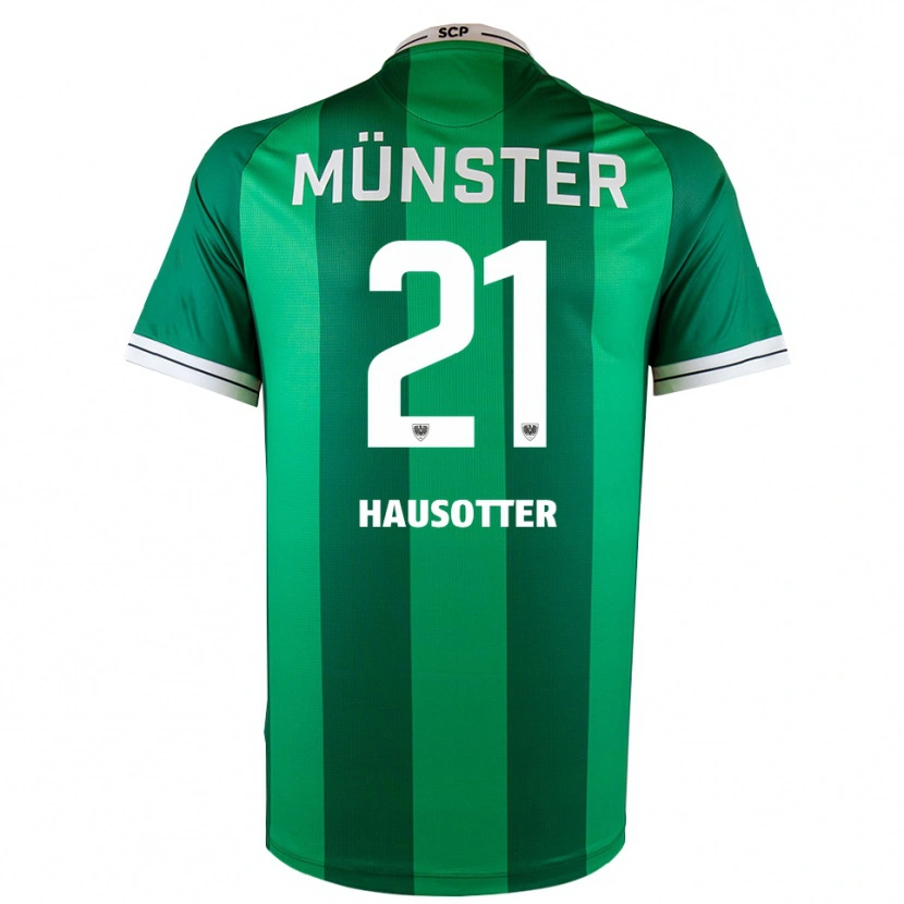 Danxen Män Till Hausotter #21 Grön Vit Hemmatröja Matchtröjor 2025/26 Tröjor T-Tröja