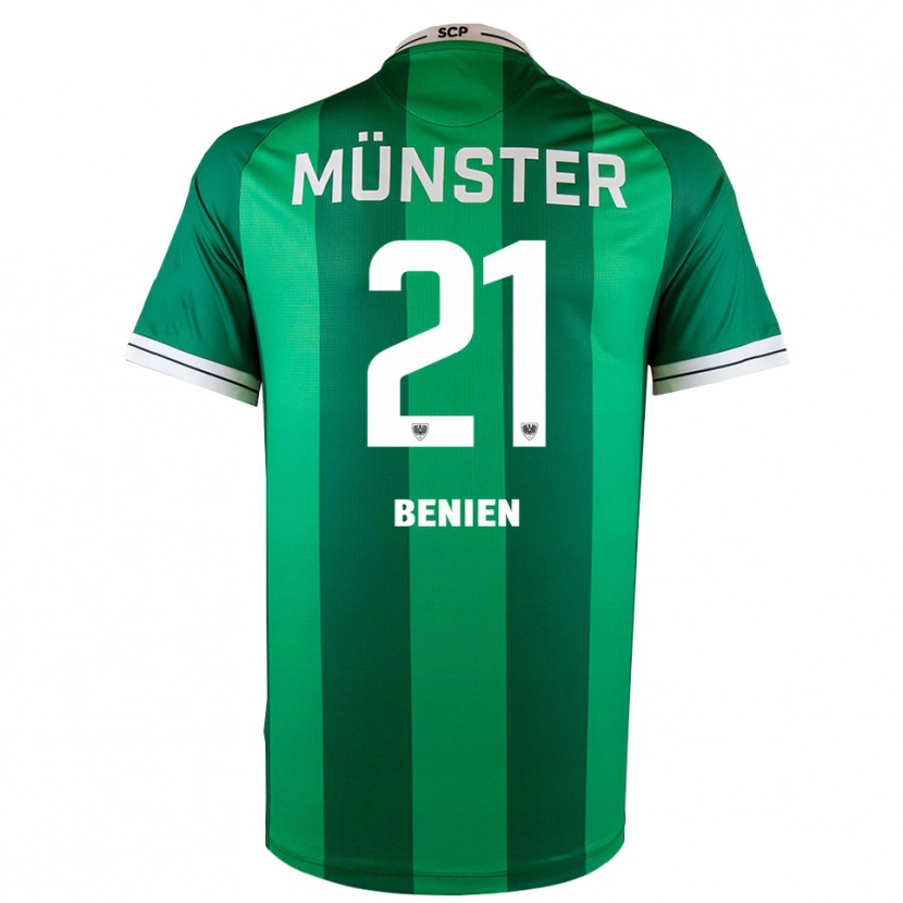Danxen Män Lennet Benien #21 Grön Vit Hemmatröja Matchtröjor 2025/26 Tröjor T-Tröja