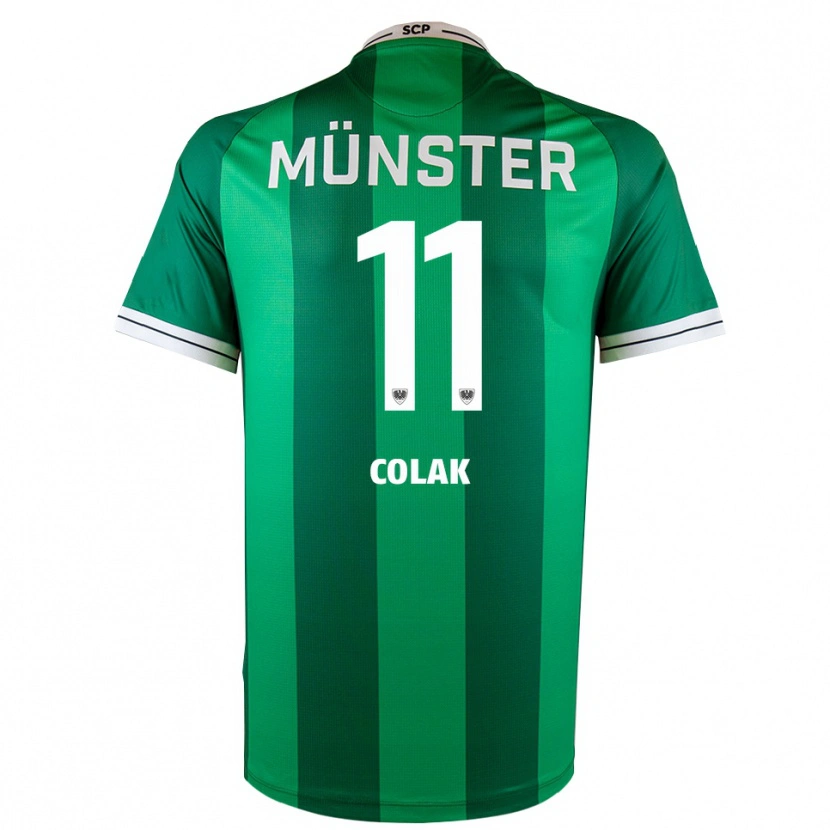 Danxen Män Alper Colak #11 Grön Vit Hemmatröja Matchtröjor 2025/26 Tröjor T-Tröja