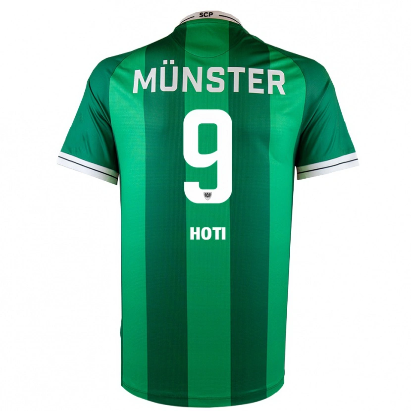 Danxen Män Arbnor Hoti #9 Grön Vit Hemmatröja Matchtröjor 2025/26 Tröjor T-Tröja