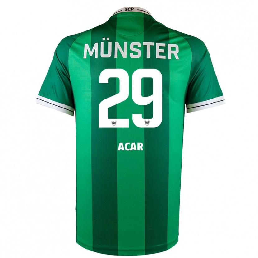 Danxen Män Ryan Acar #29 Grön Vit Hemmatröja Matchtröjor 2025/26 Tröjor T-Tröja