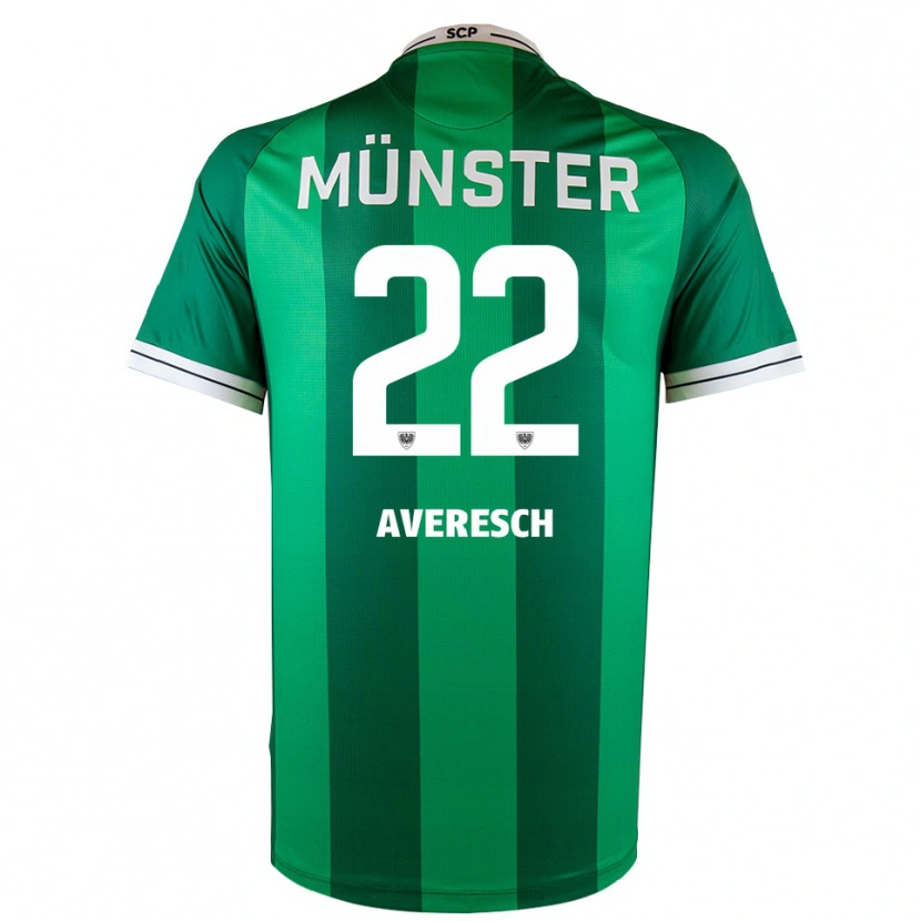 Danxen Män Noah Averesch #22 Grön Vit Hemmatröja Matchtröjor 2025/26 Tröjor T-Tröja
