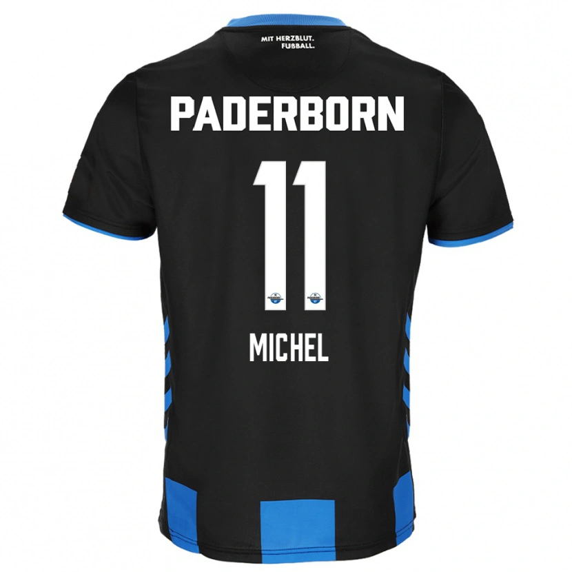 Danxen Män Sven Michel #11 Svart Blå Hemmatröja Matchtröjor 2025/26 Tröjor T-Tröja