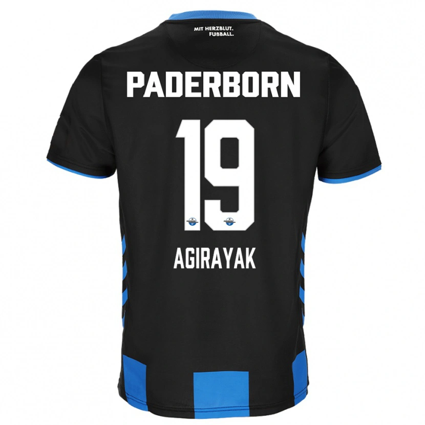 Danxen Män Cihan Agirayak #19 Svart Blå Hemmatröja Matchtröjor 2025/26 Tröjor T-Tröja