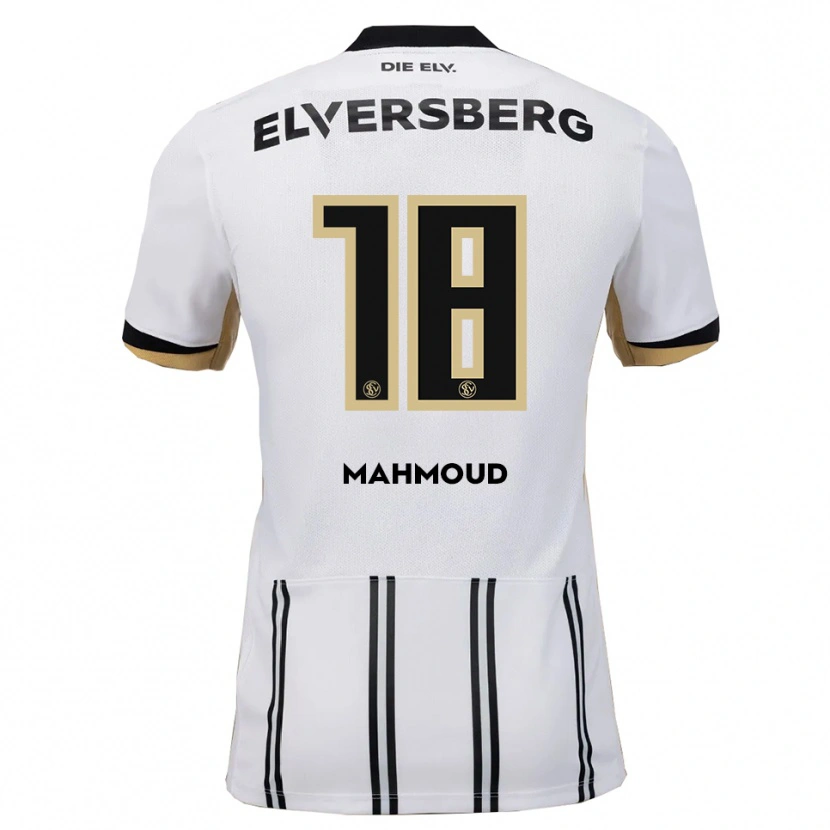 Danxen Män Mohammad Mahmoud #18 Vit Svart Hemmatröja Matchtröjor 2025/26 Tröjor T-Tröja