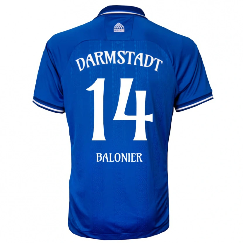 Danxen Män Mike Balonier #14 Blå Vit Hemmatröja Matchtröjor 2025/26 Tröjor T-Tröja