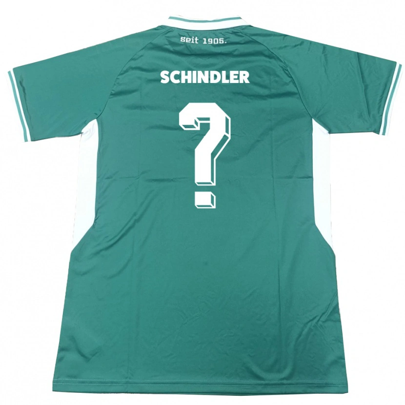 Danxen Män Vanessa Schindler #0 Grön Vit Hemmatröja Matchtröjor 2025/26 Tröjor T-Tröja