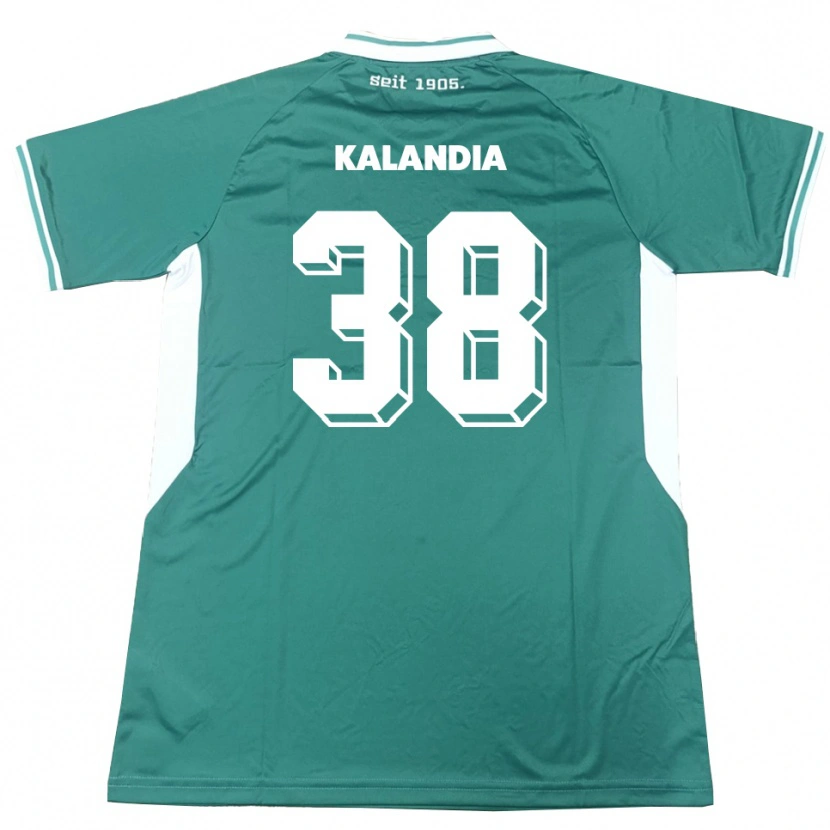 Danxen Män Luka Kalandia #38 Grön Vit Hemmatröja Matchtröjor 2025/26 Tröjor T-Tröja